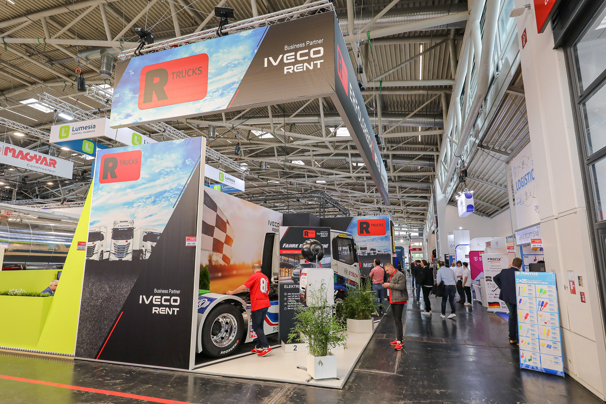 Die Halle der Transport Logistik Messe